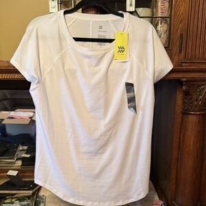 All in Motion White Short Sleeve Women's Tee